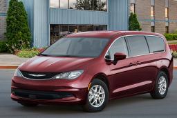2022 Chrysler Voyager front left in red